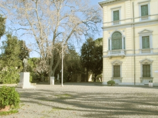Uno scorcio di Villa Fabbricotti
