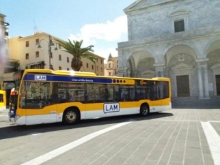 Bus Lam blu